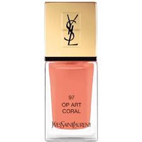 Yves Saint Laurent La Laque Couture 97 Op Art Coral Tester 